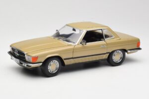 Mercedes 350 SL R107 Guld Sun Star 1:18 MB004 Metal