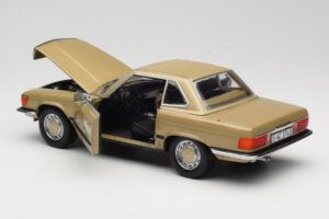 Mercedes 350 SL R107 Guld Sun Star 1:18 MB004 Metal — billede 5 af 8