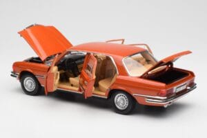 Mercedes 450 SEL 6.9 W116 Orange Metallic Norev 1:18 183459 Metal — billede 5 af 8