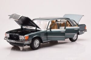 Mercedes 450 SEL 6.9 W116 Petrol Metallic Norev 1:18 183974 Metal — billede 2 af 8