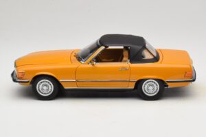 Mercedes 450 SL R107 Cayenne Orange Norev 1:18 183350 Metal — billede 5 af 10