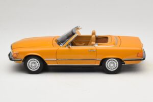 Mercedes 450 SL R107 Cayenne Orange Norev 1:18 183350 Metal — billede 6 af 10
