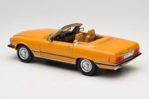 Mercedes 450 SL R107 Cayenne Orange Norev 1:18 183350 Metal — billede 9 af 10