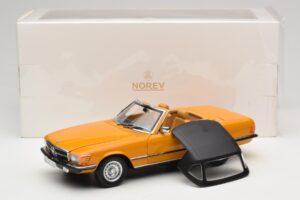 Mercedes 450 SL R107 Cayenne Orange Norev 1:18 183350 Metal — billede 10 af 10