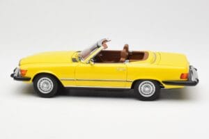 Mercedes 450SL R107 Gul US Version Norev 1:18 183727 Metal — billede 5 af 9
