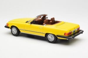 Mercedes 450SL R107 Gul US Version Norev 1:18 183727 Metal — billede 8 af 9