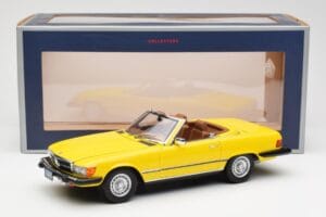 Mercedes 450SL R107 Gul US Version Norev 1:18 183727 Metal — billede 9 af 9