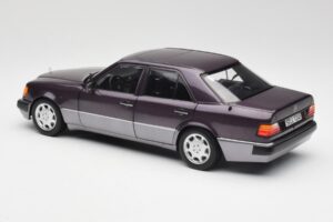 Mercedes 500 E W124 Bornit Metallic Norev 1:18 183948 Metal — billede 7 af 8