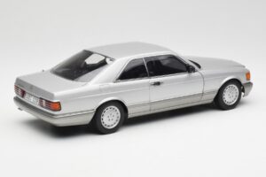Mercedes 500 SEC C126 Sølv AUTOart 1:18 76212 Metal — billede 3 af 8