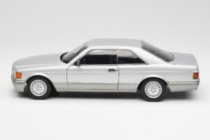 Mercedes 500 SEC C126 Sølv AUTOart 1:18 76212 Metal — billede 4 af 8