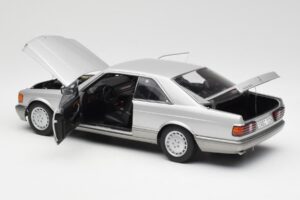 Mercedes 500 SEC C126 Sølv AUTOart 1:18 76212 Metal — billede 5 af 8