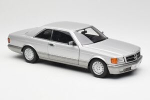 Mercedes 500 SEC C126 Sølv AUTOart 1:18 76212 Metal — billede 6 af 8