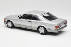 Mercedes 500 SEC C126 Sølv AUTOart 1:18 76212 Metal — billede 7 af 8