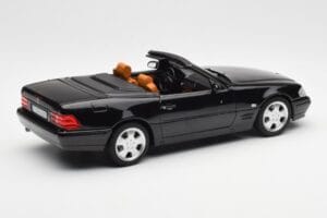 Mercedes SL 500 R129 Sort Norev 1:18 183750 Metal — billede 4 af 10