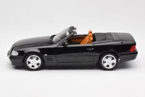 Mercedes SL 500 R129 Sort Norev 1:18 183750 Metal — billede 5 af 10