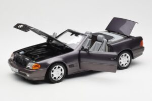 Mercedes 500 SL R129 Bornit Metallic Forhandlerudgave Norev 1:18 B66040655 Metal — billede 3 af 13