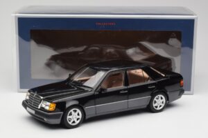 Mercedes 500E W124 Sort Limited Edition Norev 1:18 183949 Metal — billede 12 af 12