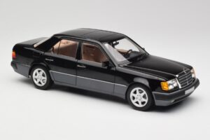 Mercedes 500E W124 Sort Limited Edition Norev 1:18 183949 Metal — billede 6 af 12