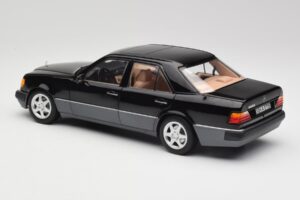 Mercedes 500E W124 Sort Limited Edition Norev 1:18 183949 Metal — billede 7 af 12
