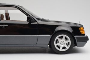 Mercedes 500E W124 Sort Limited Edition Norev 1:18 183949 Metal — billede 8 af 12