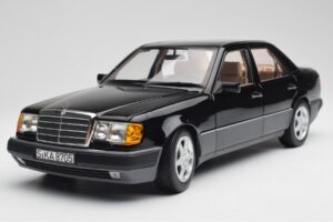 Mercedes 500E W124 Sort Limited Edition Norev 1:18 183949 Metal — billede 9 af 12
