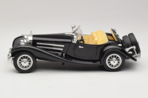 Mercedes 500K Roadster Sort Bburago 1:18 3020-P2 Metal — billede 4 af 8