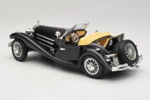 Mercedes 500K Roadster Sort Bburago 1:18 3020-P2 Metal — billede 5 af 8