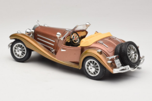 Mercedes 500K Roadster Kobber Metallic Bburago 1:18 3020-P1 Metal — billede 5 af 8