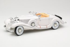 Mercedes 500K Special Roadster Hvid Premiere Edition Maisto 1:18 536055 Metal