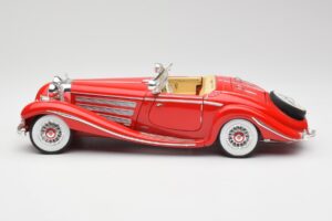 Mercedes 500K Special Roadster Rød Maisto 1:18 56058 Metal — billede 4 af 8