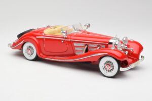 Mercedes 500K Special Roadster Rød Maisto 1:18 56058 Metal — billede 6 af 8