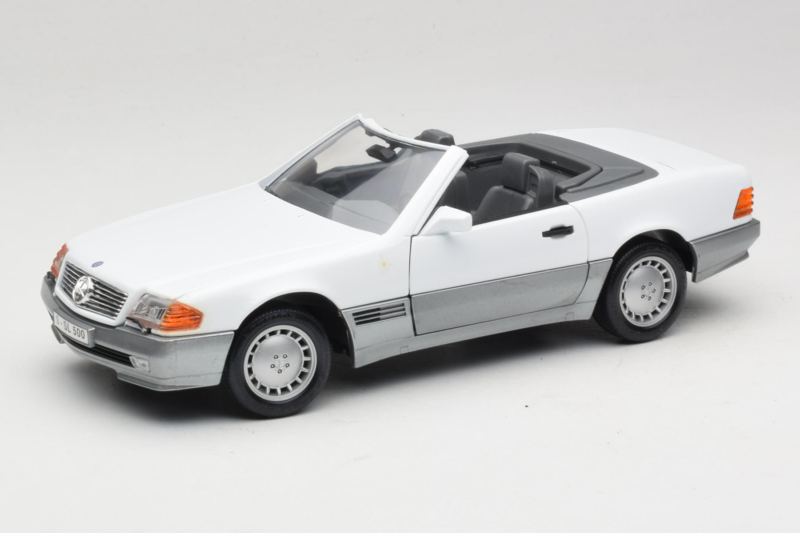 Mercedes 500 SL R129 Hvid Roadtough 1:18 92048 Metal