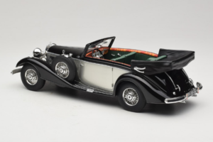 Mercedes 540K Cabriolet Sort Sølv Cult Models 1:18 CML184-3 Metal — billede 5 af 6
