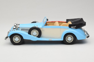 Mercedes 540K Cabriolet Blå Hvid Cult Models 1:18 CML184-2 Metal — billede 3 af 6