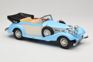 Mercedes 540K Cabriolet Blå Hvid Cult Models 1:18 CML184-2 Metal — billede 4 af 6