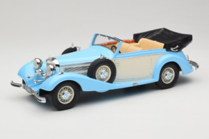 Mercedes 540K Cabriolet Blå Hvid Cult Models 1:18 CML184-2 Metal