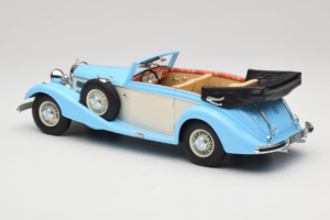 Mercedes 540K Cabriolet Blå Hvid Cult Models 1:18 CML184-2 Metal — billede 5 af 6