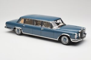 Mercedes 600 Pullman W100 Blå NZG 1:18 B66040707 Metal — billede 6 af 8