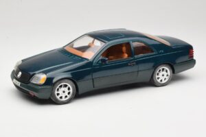 Mercedes 600 SEC C140 Grøn Majorette 1:18 4418 Metal