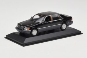 Mercedes 600 SEL W140 Black Metallic Minichamps 1:43 940035400 Metal — billede 2 af 4