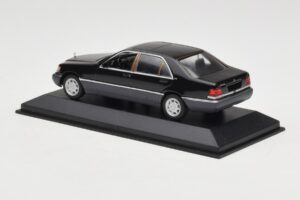 Mercedes 600 SEL W140 Black Metallic Minichamps 1:43 940035400 Metal — billede 3 af 4