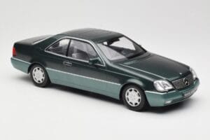 Mercedes 600 SEC W140 Coupe Green Metallic KK-Scale 1:18 KKDC180343 Metal — billede 4 af 6