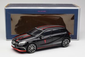 Mercedes A-Class W176 AMG Sort Norev 1:18 183596 Metal — billede 8 af 8
