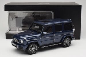 Mercedes AMG G 63 L W465 Mørkeblå Norev 1:18 B66960663 Metal — billede 8 af 8