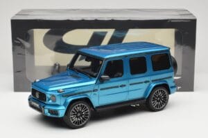 Mercedes AMG G63 W463 Hyper Blue Magno GT Spirit 1:18 GT925 Resin — billede 6 af 6