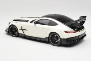 Mercedes AMG GT C190 Black Series Designo Diamond Hvid Metallic Minichamps 1:18 155032022 Metal — billede 5 af 6