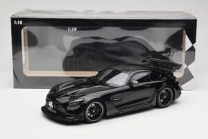 Mercedes AMG GT C190 Black Series Jet Black Metallic Minichamps 1:18 155032024 Metal — billede 6 af 6
