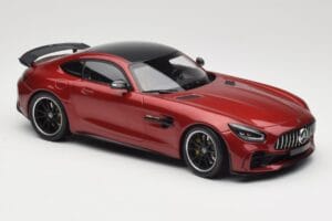 Mercedes AMG GT R C190 Jupiter Red Metallic Minichamps 1:18 155036027 Metal — billede 4 af 6