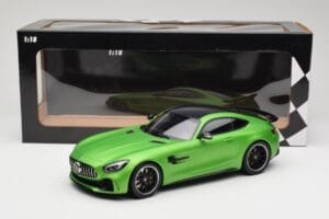Mercedes AMG GT R C190 Mat Grøn Minichamps 1:18 155036020 Metal — billede 6 af 6