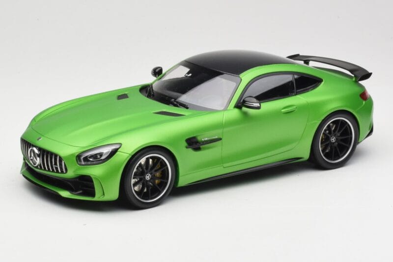 Mercedes AMG GT R C190 Mat Grøn Minichamps 1:18 155036020 Metal